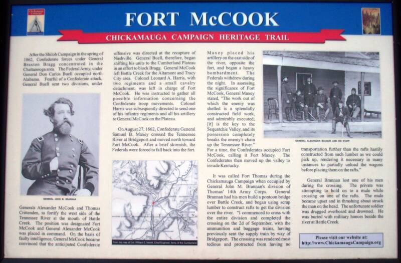 Fort McCook Marker close up, photo courtesy of Dennis Lambert