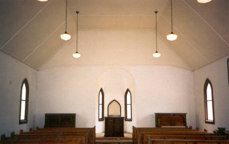 New ceiling in the chapel finished
