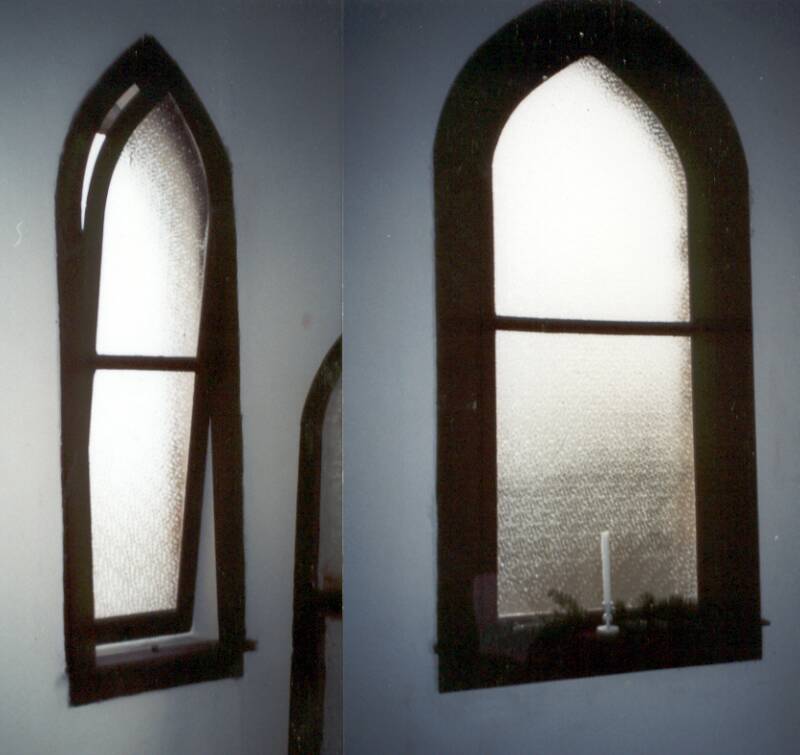 New windows in the chapel