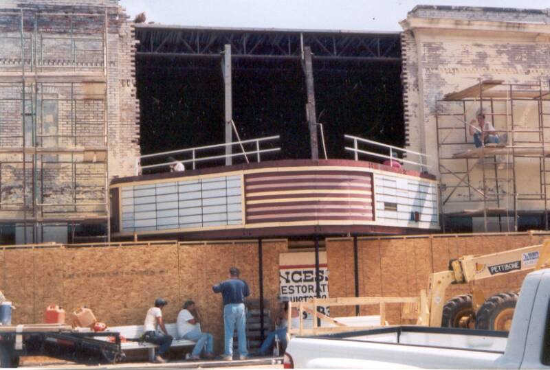 Removing damaged brick front wall