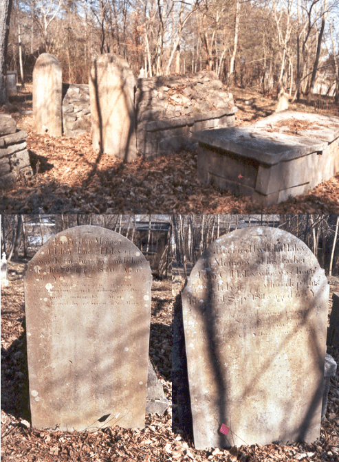 Jane and John Haley graves, courtesy of Dennis Lambert