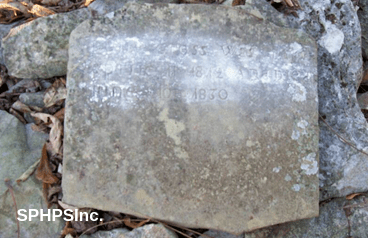 Polly Cross gravestone, courtesy of Dennis Lambert