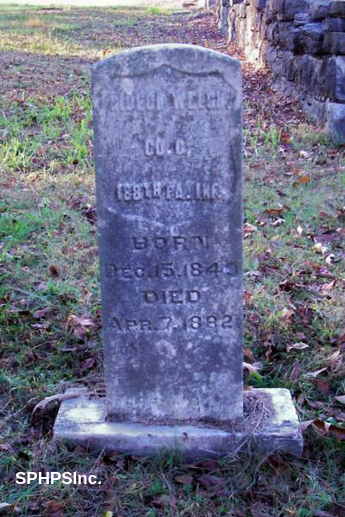 Gideon Welch gravestone, courtesy of Dennis Lambert