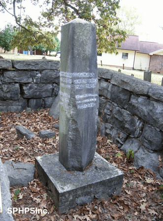 Gunter grave, courtesy of Dennis Lambert