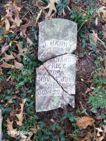 J. Harry Price gravestone, courtesy of Dennis Lambert