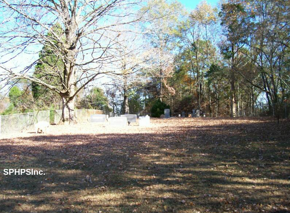 Kirkpatrick Cemetery from the entrance, courtesy of Dennis Lambert